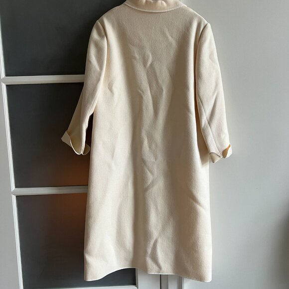 Wool Overcoat Cardigan Longline Blazer - Picture 3 of 3